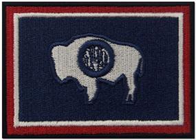 img 4 attached to Wyoming State Embroidered Emblem Patch