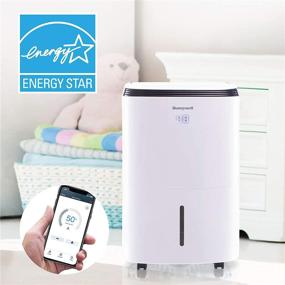 img 3 attached to 🍯 Honeywell TP70AWKN Smart Wi-Fi Energy Star Dehumidifier – Powerful 70 Pint, Ideal for Basements & Large Rooms up to 4000 Sq. Ft, in Sleek White Design