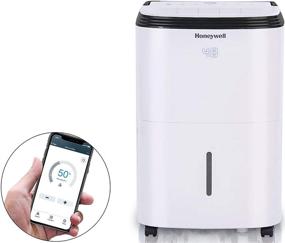 img 4 attached to 🍯 Honeywell TP70AWKN Smart Wi-Fi Energy Star Dehumidifier – Powerful 70 Pint, Ideal for Basements & Large Rooms up to 4000 Sq. Ft, in Sleek White Design