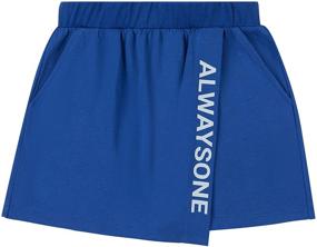 img 4 attached to 🩳 ALWAYSONE Shorts & Skorts: Novelty Styles for Athletic Workouts in Girls' Clothing