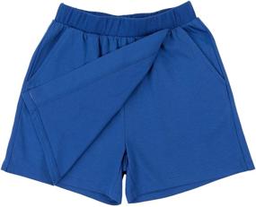 img 2 attached to 🩳 ALWAYSONE Shorts & Skorts: Novelty Styles for Athletic Workouts in Girls' Clothing