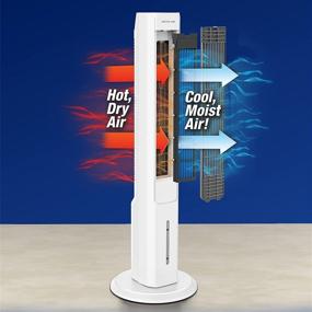 img 3 attached to 🌬️ Stay Cool Anywhere with the Ontel Arctic Air Evaporative Portable Room Cooling Tower - 3-Speed Oscillating Fan