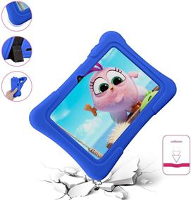 img 3 attached to 📱 Pritom 7 inch Kids Tablet, Quad Core Android 10, 16GB ROM, WiFi, Bluetooth, Dual Camera, Educational, Games, Parental Control, Pre-installed Kids Software with Tablet Case (DB)