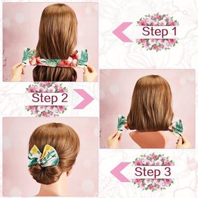 img 2 attached to Create Perfect French Twist Buns with 9-Piece Deft Bun Maker: Multi-Color Hair Accessories for Women and Girls