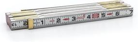 img 1 attached to Lufkin 066SN Wood Rule Black: The Ultimate Measuring Tool for Precision and Durability