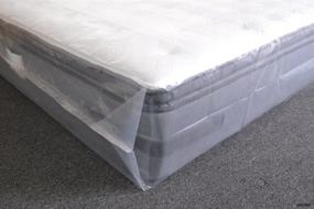 img 3 attached to 🛏️ Premium Queen Size Mattress Bag - Ultimate Protection for Moving & Long-Term Storage - Super Durable & Tear-Resistant Polyethylene