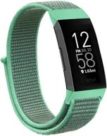 📱 watdpro nylon bands for fitbit charge 4 & charge 3, soft breathable replacement wristband sport strap for women & men – fitbit charge 3 se hr band logo