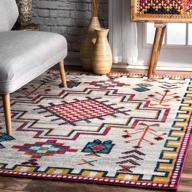 nuloom richelle tribal medallion ковер для области, 3' x 5', серебряный - изысканное украшение для домашнего интерьера логотип