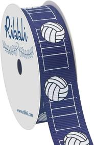 img 2 attached to Ribbli Grosgrain Volleyball Ribbon 10 Yard