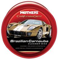 california gold brazilian carnauba cleaner wax paste - 12 oz., mothers 05500 logo