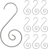 🎄 enhance your christmas decorations with acronde 120pcs christmas ornament hooks - silver s-hooks for christmas tree, balls, and party decorations логотип
