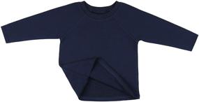 img 3 attached to ToBeInStyle French Terry Raglan Sweatshirt Boys' Clothing for Fashion Hoodies & Sweatshirts