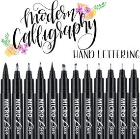 Calligraphy Black Brush Pens Beginners Lettering Marker Art Drawing  Scrapbooking