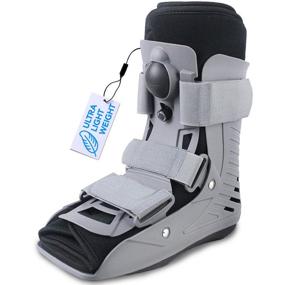 img 4 attached to ExoArmor Ultralight Walking Boot: Comfortable Support for Sprained Ankle, Stress Fracture & More (Medium)