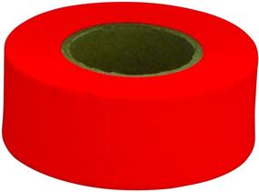 img 1 attached to PS DIRECT PRODUCTS: Flagging Tape - Flo Red- 1 3/16 Inchx 150&#39