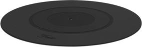 img 1 attached to 🎶 Enhance Your Vinyl Sound Experience with our Universal Black Rubber Silicone Turntable Platter Mat