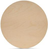 🪵 17-inch birch plywood discs - pack of 1 unfinished wood rounds for crafts by woodpeckers logo