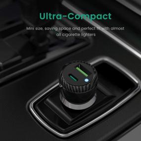 img 3 attached to VELOGK 20W USB C Fast Car Charger with Dual-Port (PD&QC 3.0) and Cable for iPhone 12/Pro Max/Mini/11/SE/XS/XR/X/8P, iPad Mini 5/Air 3/2 (3.3ft)