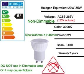 img 3 attached to Halogen Equivalent Spotlight Replacement: Soft Warm Light (2700-2900K)