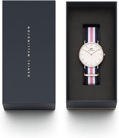 img 1 attached to Разноцветный ремешок НАТО для часов: Daniel Wellington Classic Southampton