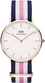 img 4 attached to Разноцветный ремешок НАТО для часов: Daniel Wellington Classic Southampton