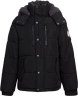 dkny boys winter coat windbreaker boys' clothing : jackets & coats logo