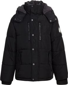 img 4 attached to DKNY Boys Winter Coat Windbreaker Boys' Clothing : Jackets & Coats