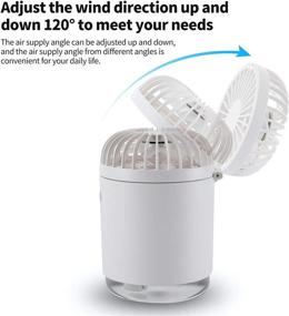 img 2 attached to Humidifier 2000MAh Operated Rechargeable Portable