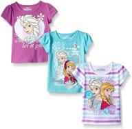 👧 disney frozen t-shirts for little toddler girls - girls' clothing logo