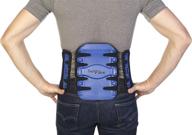 bioskin back flex lumbar brace - ultimate pain relief for herniated discs, degenerated discs, spinal stenosis, facet arthritis, lumbago - med/large size логотип