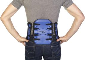 img 4 attached to BioSkin Back Flex Lumbar Brace - Ultimate Pain Relief for Herniated Discs, Degenerated Discs, Spinal Stenosis, Facet Arthritis, Lumbago - Med/Large Size