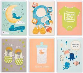 img 1 attached to American Greetings Baby Shower Thank You Card Bundle (48-Count)