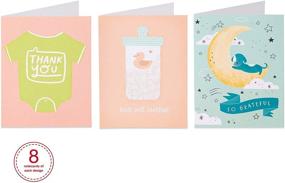 img 2 attached to American Greetings Baby Shower Thank You Card Bundle (48-Count)