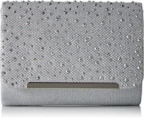 img 4 attached to Jessica McClintock Katie Stones Champagne Women's Handbags & Wallets and Clutches & Evening Bags