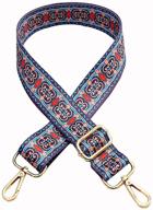 👜 umily adjustable length handbag purse strap: stylish multicolor canvas crossbody strap for a guitar style upgrade logo