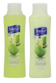 img 1 attached to Suave Naturals Shampoo & Conditioner Set: Juicy Green Apple, 12 oz Each - Rejuvenate Your Hair Naturally!