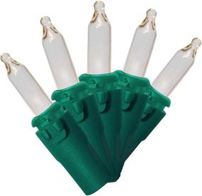 img 3 attached to Enhance Your Holiday Décor with Brite Star 150 Count 8-Function Chasing Light Set - Green Wire, Clear Lights