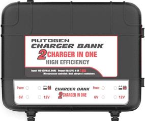 img 4 attached to 💡 Dual Bank Marine Battery Charger: AUTOGEN 2-Bank, 10-Amp/5-Amp Per Bank - Trickle Charger & Maintainer for 6V & 12V Onboard Batteries
