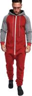 🔥 coofandy men's hooded jumpsuit: stylish and lightweight rompers with pockets логотип