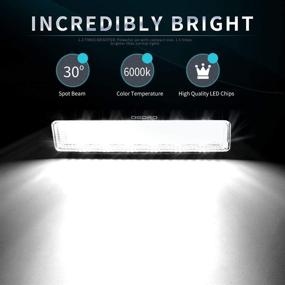 img 2 attached to Enhance Off-Road Visibility with oEdRo 6 Inch 18W LED Light Bar for UTE SUV 4X4 4WD ATV Jeep - Fog Driving Light Lamp with 3 Years Warranty