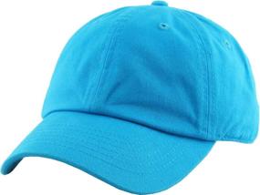 img 4 attached to 🧢 Funky Junque Kids Toddler Low Profile Washed Cotton Baseball Cap Hat – Girls and Boys