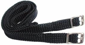 img 1 attached to TuffRider Braided Nylon Straps Black