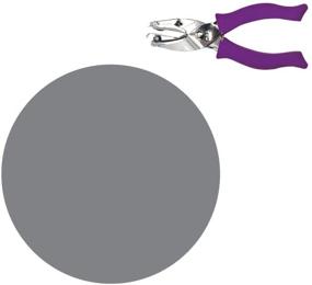 img 1 attached to 🔪 Fiskars 23517097J Circle Hand Punch, 1/8 Inch, Purple - Perfect Tool for Precise and Effortless Holes