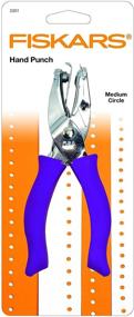 img 2 attached to 🔪 Fiskars 23517097J Circle Hand Punch, 1/8 Inch, Purple - Perfect Tool for Precise and Effortless Holes