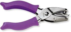 img 4 attached to 🔪 Fiskars 23517097J Circle Hand Punch, 1/8 Inch, Purple - Perfect Tool for Precise and Effortless Holes