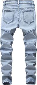 img 3 attached to FREDD MARSHALL Stylish Wrinkled Stretch Boys' Clothing ~ Jeans