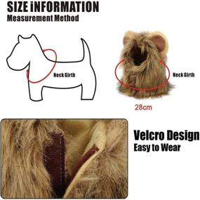 img 3 attached to 🐾 Pet Halloween Costume - Vampire Cloak for Cosplay Party Holiday Pet Apparel Suit Cute Kitten Puppy Cape Clothes, Ideal for Small Cat Dog Parrots, Red Black Decorations