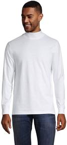 img 4 attached to 👕 Lands End Regular Men's Clothing Super T Mockneck