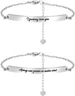 inspirational bracelets girlfriend boyfriend motivational logo