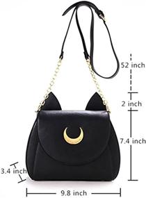 img 3 attached to 👜 Stylish AKStore Handbag Cosplay Tsukino: Women's Shoulder Handbags & Wallets for Fashion Enthusiasts